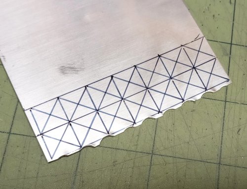 Judy Larson's Domed Stud with Drop Loop - , Metalwork, Cutting, Cutting Tool, Cutters, How To Punch Holes, Hole Punching, Punch A Hole, Stamping, Stamps, Butane Torch, Soldering, Solder, Cut a 7/16 square for each earring